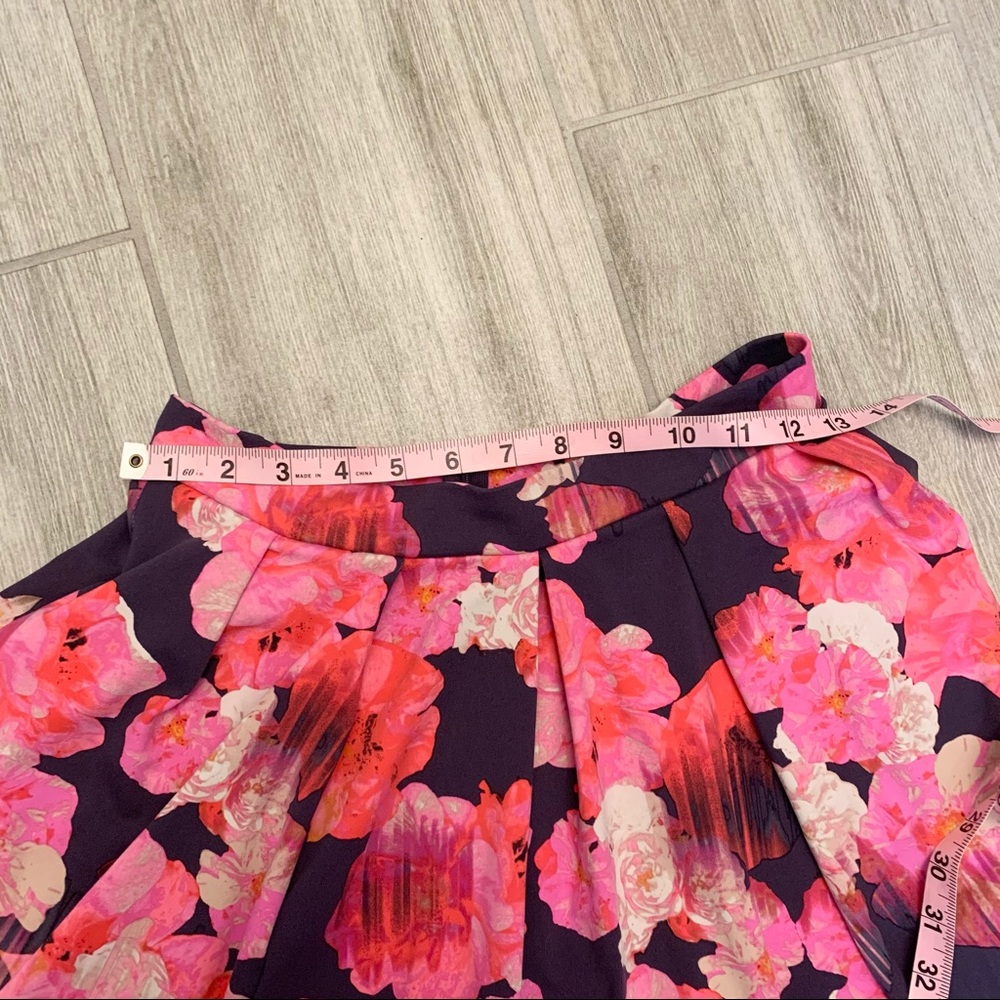 Cynthia Rowley pink floral skirt - Picture 4 of 7